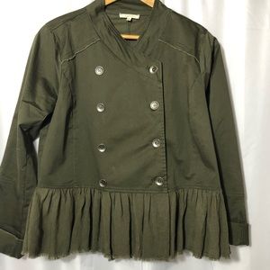 Mystree olive green jacket medium